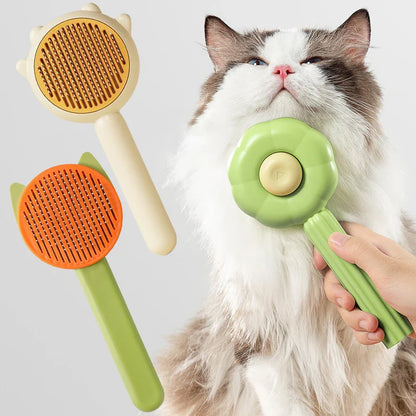 Pets Self-Cleaning Grooming Brush