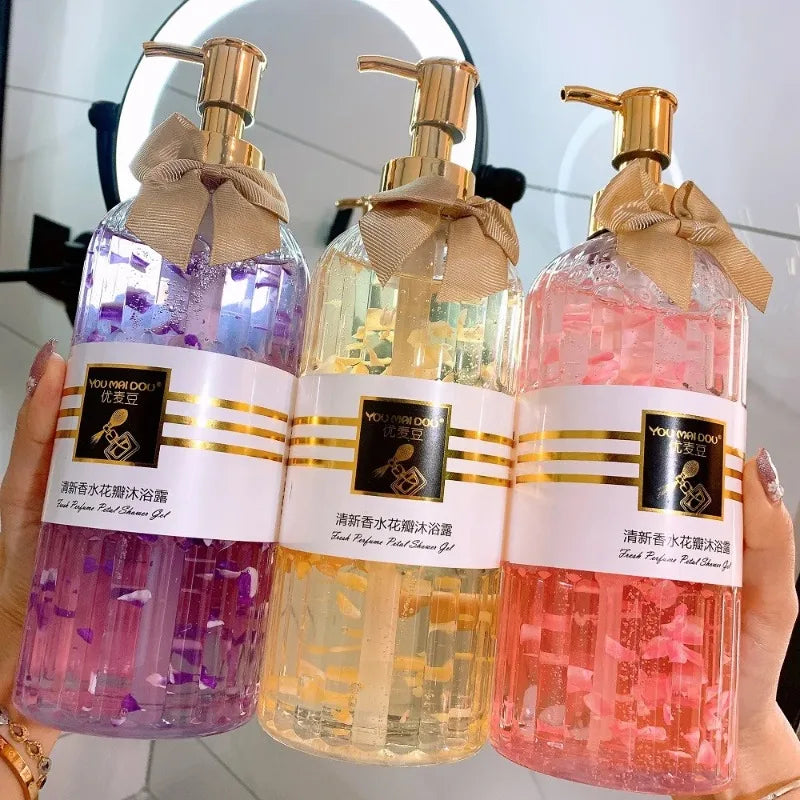 Amino Acid Skin Rejuvenation Shower Gel Moisturizing Body Bath Wash Oil Control Lavender Long Lasting Fragrance Perfume Bathe