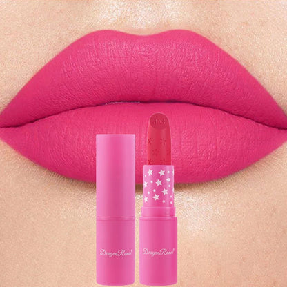 9 Colors Waterproof Rose Red Velvet Matte Lipstick Moisturizing Long Lasting Stars Not Easy To Fade Nude Lip Tint Black Lipstick