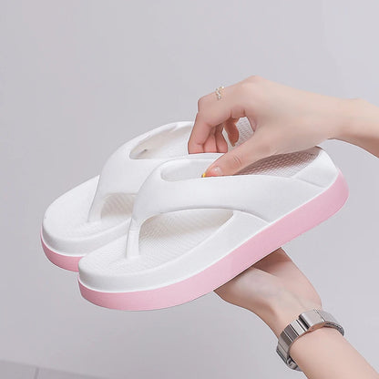 Woman flip flops Popular Design Shoes 2024 trend Casual Platform Sandals non-slip Outdoor slippers Unique features Flat sandals