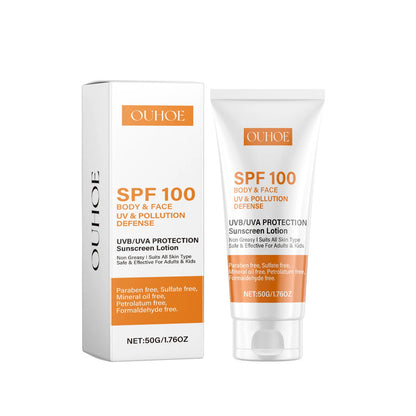 50ml Face Sunscreen SPF 50 PA+++ Isolation Sunblock Anti Spot Whitening Moisturizing Brightening Calming Skin Care