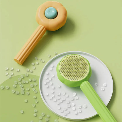 Pets Self-Cleaning Grooming Brush